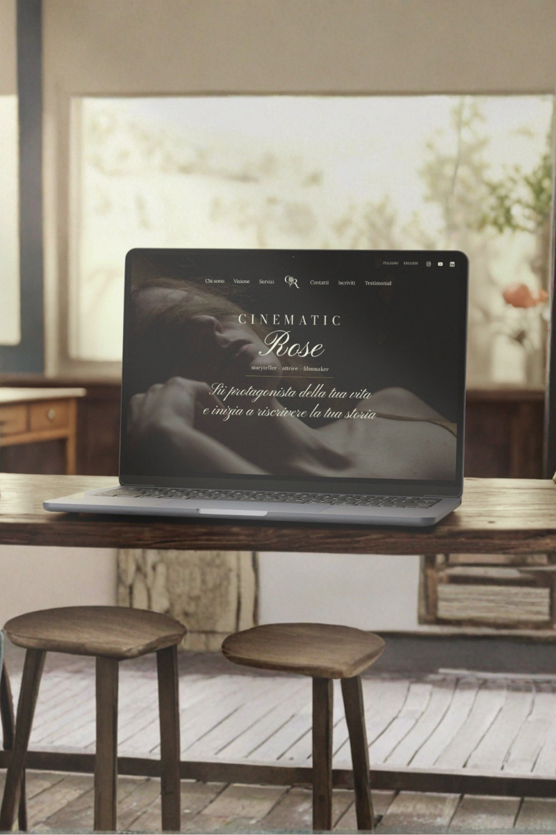 Valentina Masotti Brand Design Web Design Cinematic Rose